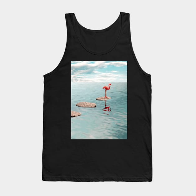 Alone with thoughts Tank Top by Jirka Svetlik